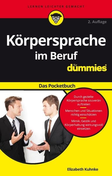 Produktbild: Körpersprache im Beruf für Dummies Das Pocketbuch