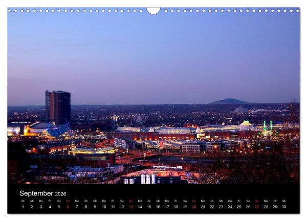 Produktbild: Gute Nacht - Ruhrgebiet! (Wandkalender 2026 DIN A3 quer), CALVENDO Monatskalender