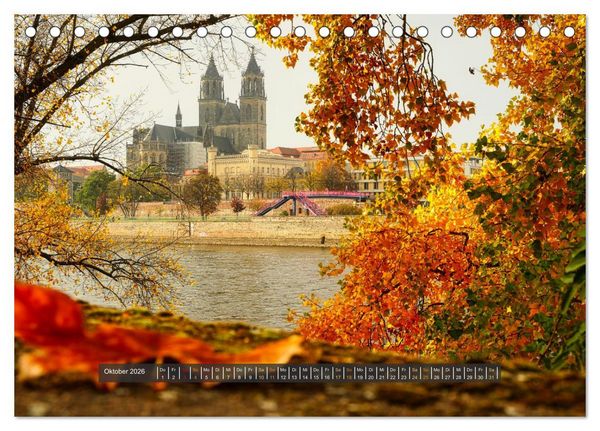 Produktbild: Magdeburg entdecken (Tischkalender 2026 DIN A5 quer), CALVENDO Monatskalender