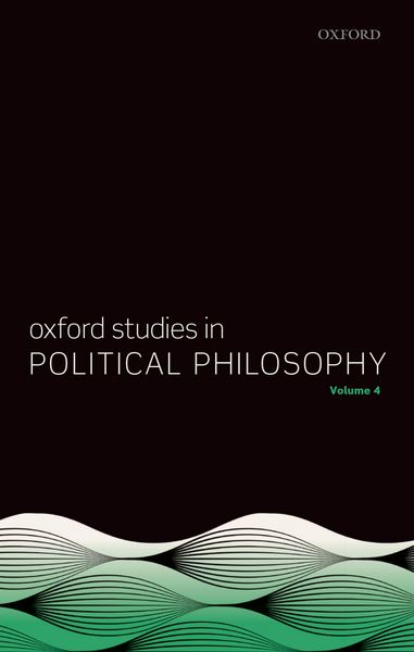 Produktbild: Oxford Studies in Political Philosophy Volume 4