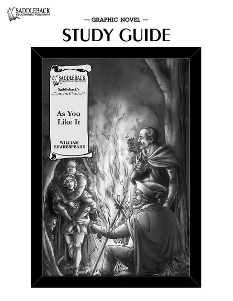 Produktbild: As You Like It Graphic Novel Study Guide