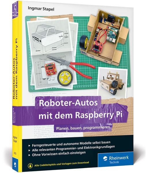 Produktbild: Roboter-Autos mit dem Raspberry Pi