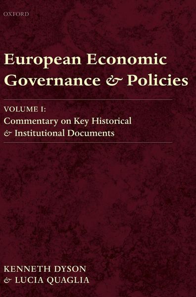 Produktbild: European Economic Governance and Policies, Volume I