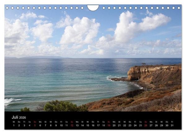 Produktbild: Kalifornien 2026 (Wandkalender 2026 DIN A4 quer), CALVENDO Monatskalender
