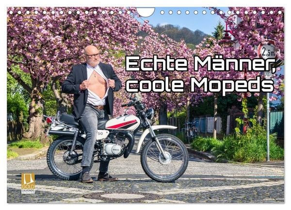 Produktbild: Echte M&auml;nner, coole Mopeds (Wandkalender 2027 DIN A4 quer), CALVENDO Monatskalender