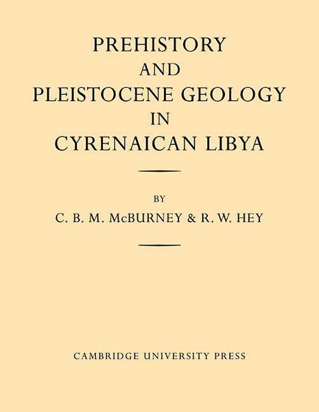 Produktbild: Prehistory and Pleistocene Geology in Cyrenaican Libya