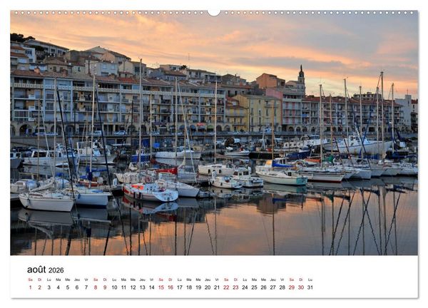 Produktbild: La mer d'Occitanie (Calendrier mural 2026 DIN A2 vertical) calendrier de bureau