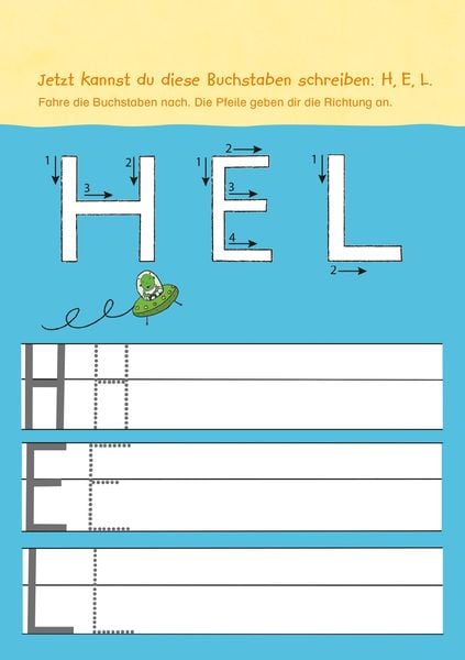 Produktbild: Duden: Mein lustiger Schwung&uuml;bungs-Block f&uuml;r die Vorschule