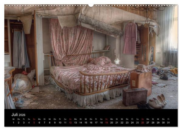Produktbild: Lost Places - Verlassene Orte (Wandkalender 2026 DIN A2 quer), CALVENDO Monatskalender