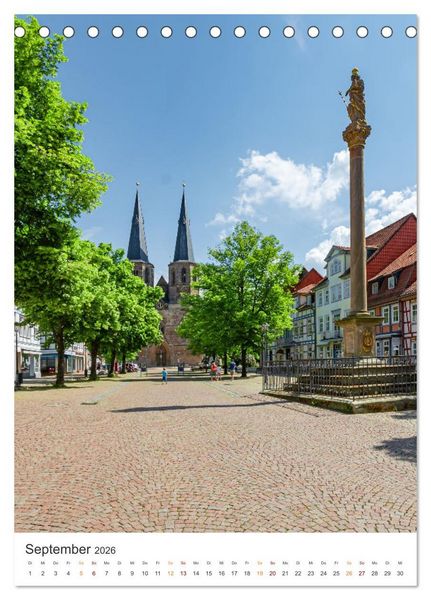 Produktbild: Duderstadt am Harz (Tischkalender 2026 DIN A5 hoch), CALVENDO Monatskalender