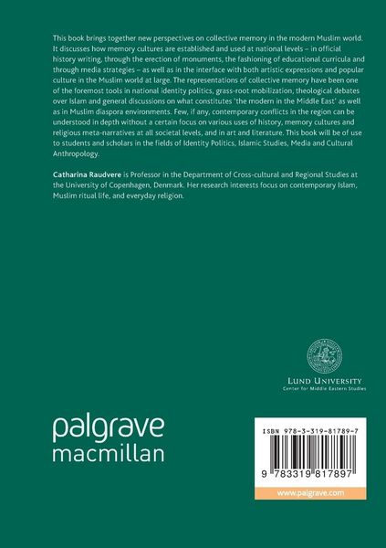 Produktbild: Contested Memories and the Demands of the Past