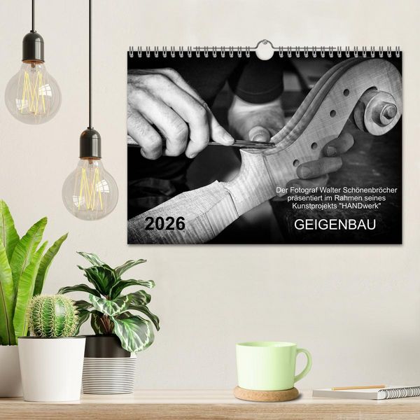 Produktbild: Geigenbau (Wandkalender 2026 DIN A4 quer), CALVENDO Monatskalender