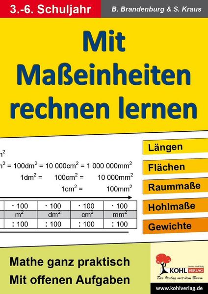 Produktbild: Mit Ma&szlig;einheiten rechnen lernen - Band 1