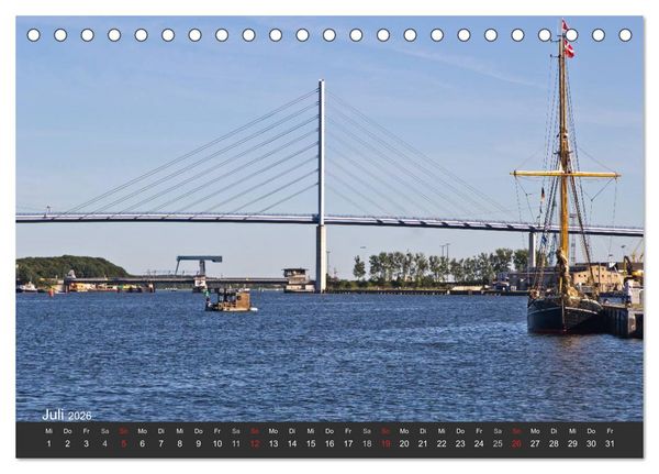 Produktbild: Stralsund. Das Tor zur Insel R&uuml;gen (Tischkalender 2026 DIN A5 quer), CALVENDO Monatskalender