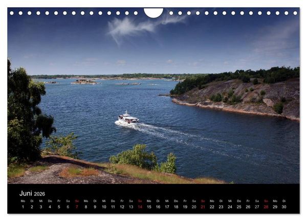 Produktbild: S&uuml;dschwedens Sch&auml;renk&uuml;ste (Wandkalender 2026 DIN A4 quer), CALVENDO Monatskalender