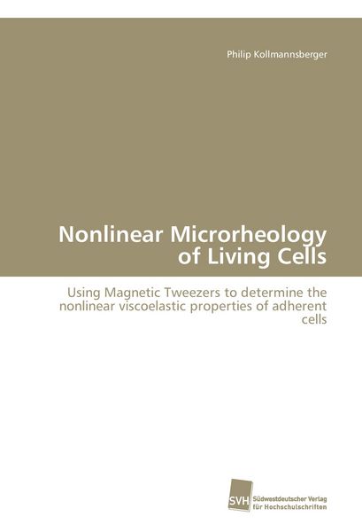 Produktbild: Nonlinear Microrheology of Living Cells