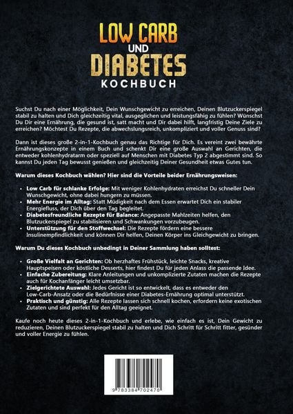 Produktbild: Low Carb und Diabetes Kochbuch