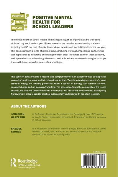 Produktbild: Positive Mental Health for School Leaders