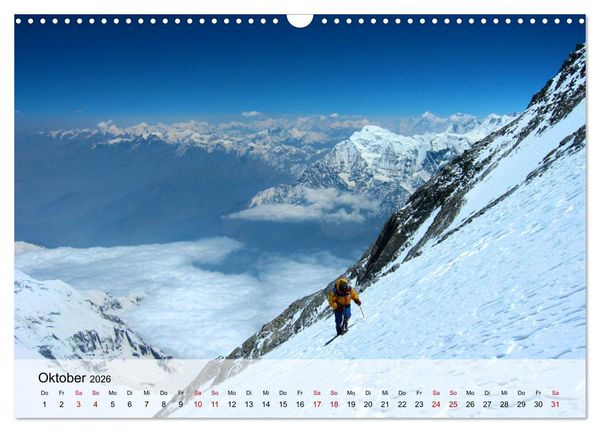 Produktbild: Gipfelabenteuer - wenn der Berg ruft (Wandkalender 2026 DIN A3 quer), CALVENDO Monatskalender