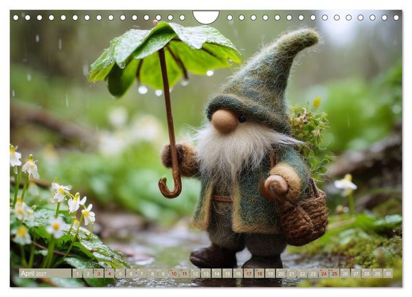 Produktbild: Wichtelgl&uuml;ck zwischen Wald und Wiese (Wandkalender 2027 DIN A4 quer), CALVENDO Monatskalender