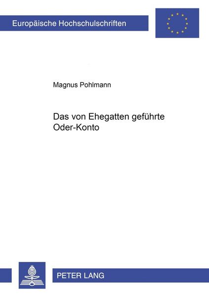 Produktbild: Das von Ehegatten gef&uuml;hrte Oder-Konto