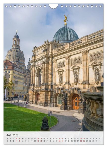 Produktbild: Dresden - Bilder aus Elbflorenz (Wandkalender 2026 DIN A4 hoch), CALVENDO Monatskalender
