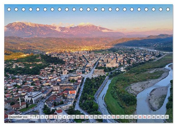 Produktbild: Faszinierendes Albanien (Tischkalender 2026 DIN A5 quer), CALVENDO Monatskalender