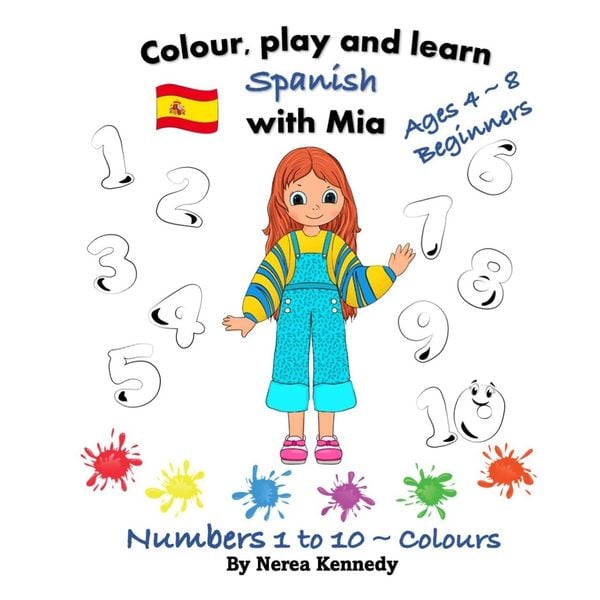 Produktbild: Colour, play and learn Spanish with Mia