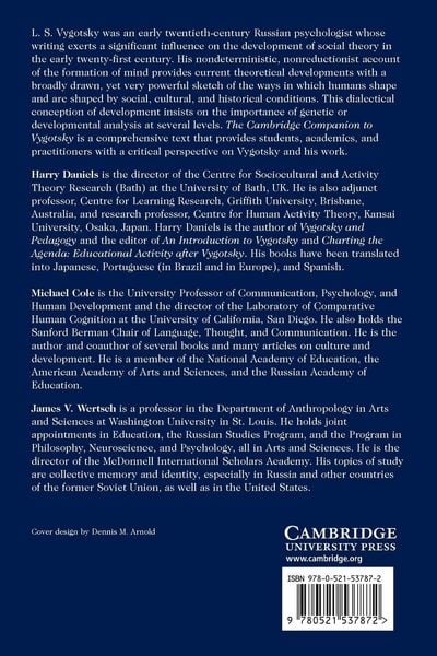 Produktbild: The Cambridge Companion to Vygotsky