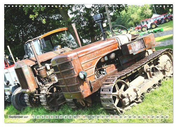 Produktbild: Historische Landmaschinen und Traktoren (Wandkalender 2027 DIN A3 quer), CALVENDO Monatskalender