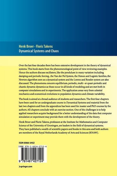 Produktbild: Dynamical Systems and Chaos