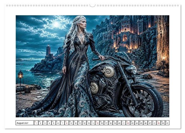 Produktbild: Nachtreiterinnen (Wandkalender 2027 DIN A2 quer), CALVENDO Monatskalender