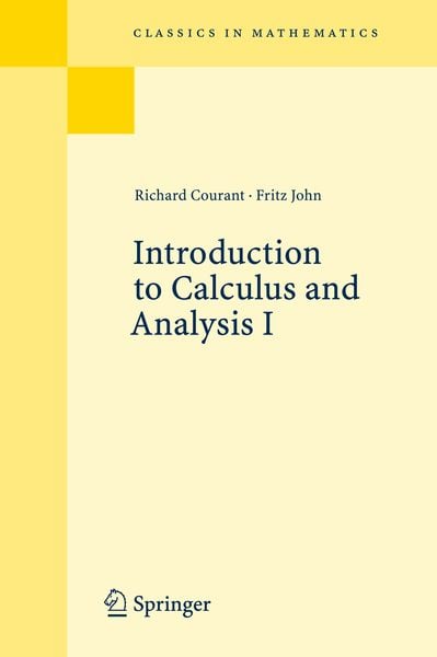 Produktbild: Introduction to Calculus and Analysis I