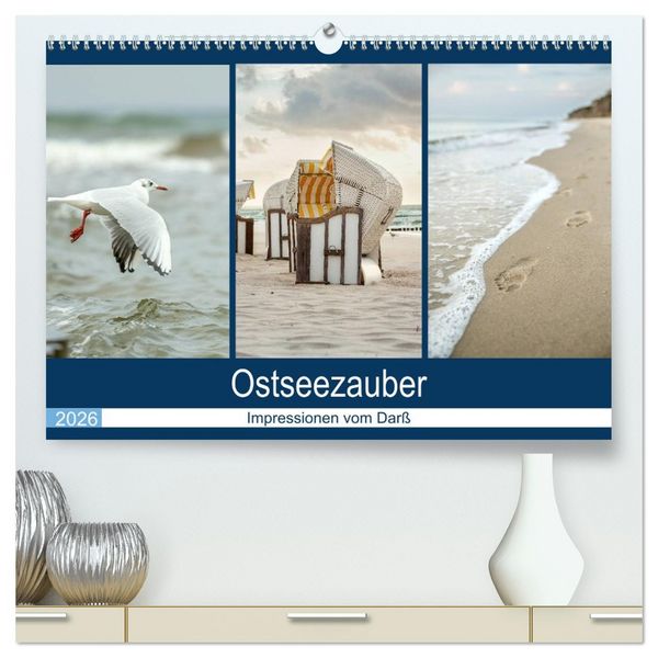 Produktbild: Ostseezauber (hochwertiger Premium Wandkalender 2026 DIN A2 quer), Kunstdruck in Hochglanz