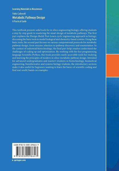 Produktbild: Metabolic Pathway Design