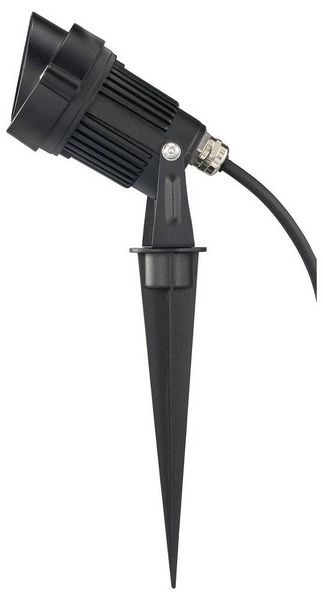 Produktbild: Sygonix SY-6612934 LED-Gartenleuchte LED LED 1W Schwarz