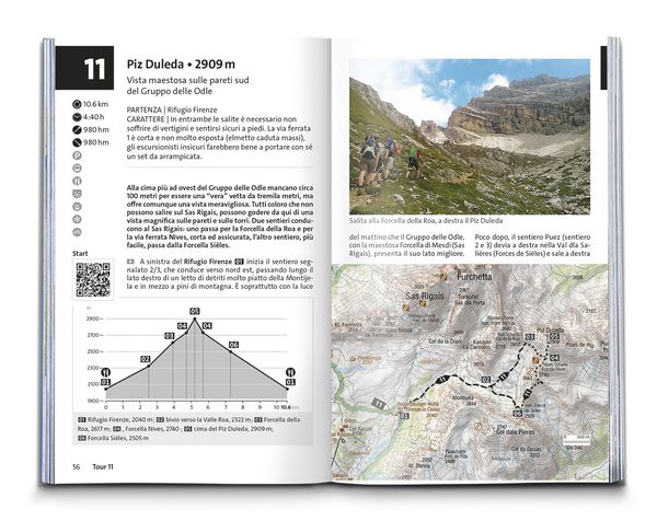 Produktbild: KOMPASS guida escursionistica Val Gardena, Val di Funes, Alpe di Siusi, 55 itinerari