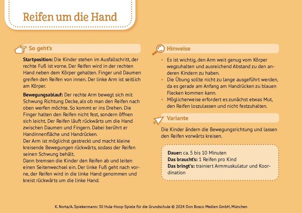 Produktbild: 30 Hula-Hoop-Spiele für die Grundschule