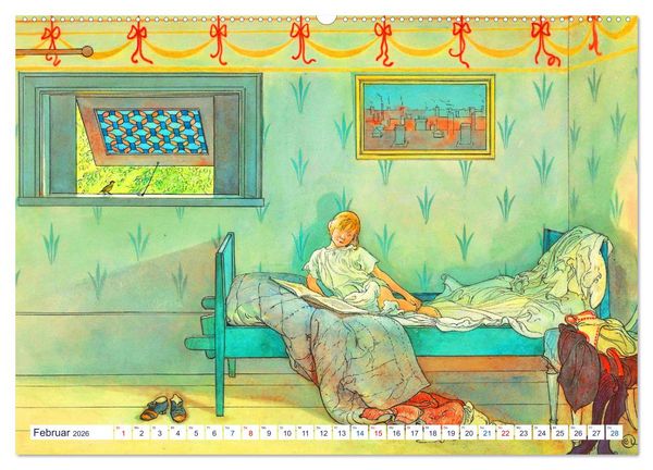 Produktbild: Schwedens heile Welt (hochwertiger Premium Wandkalender 2026 DIN A2 quer), Kunstdruck in Hochglanz