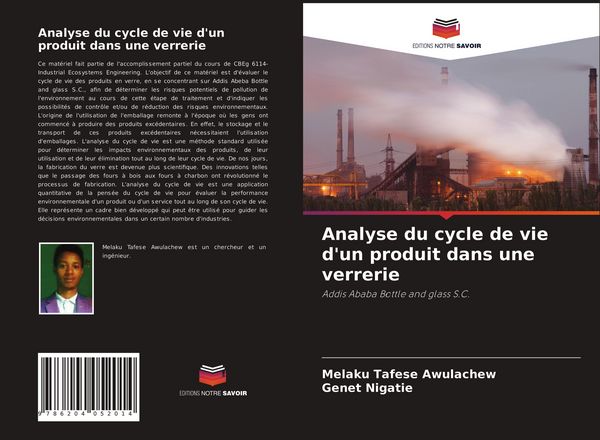 Produktbild: Analyse du cycle de vie d'un produit dans une verrerie