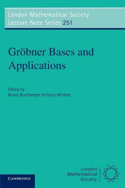 Produktbild: Grobner Bases and Applications