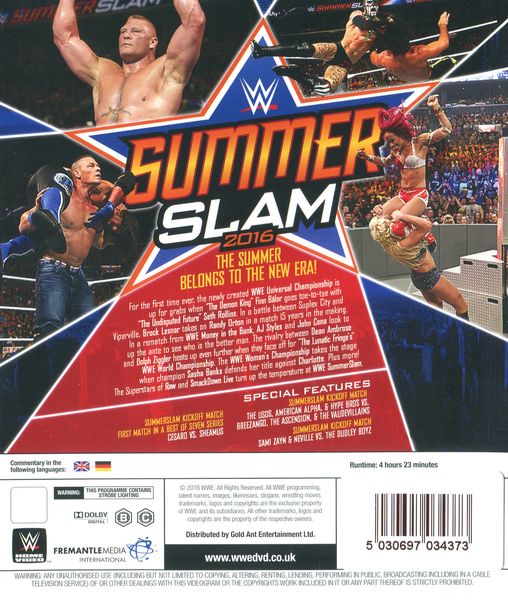 Produktbild: Summerslam 2016