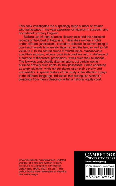 Produktbild: Women Waging Law in Elizabethan England
