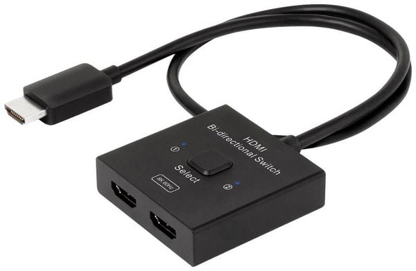 Produktbild: Club3D HDMI Switch 2-in-1 bidirektional 2 Port HDMI-Switch 7680 x 4320 Pixel
