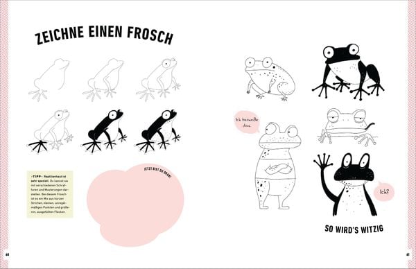 Produktbild: Witzige Tiere zeichnen