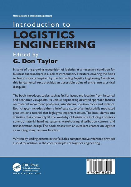 Produktbild: Introduction to Logistics Engineering