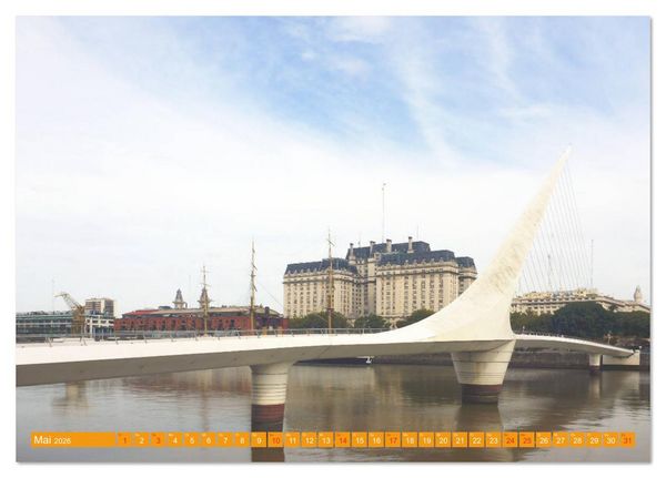 Produktbild: Buenos Aires - Moderne und Tradition (Tischkalender 2026 DIN A5 quer), CALVENDO Monatskalender