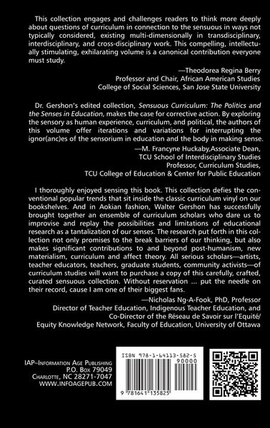 Produktbild: Sensuous Curriculum