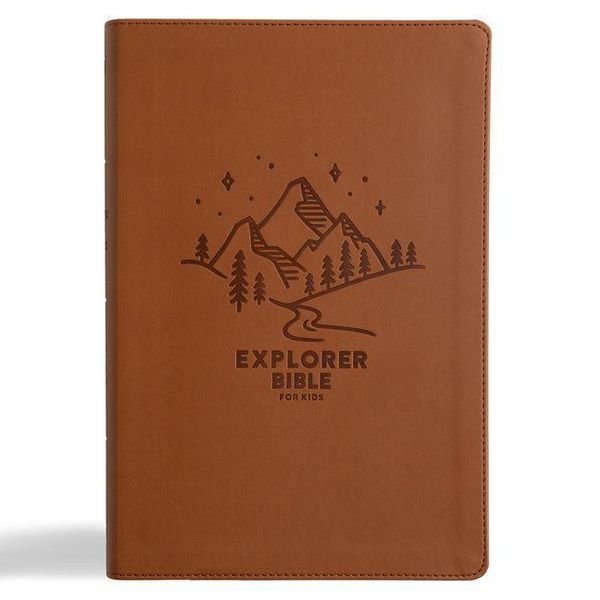 Produktbild: KJV Explorer Bible for Kids, Brown Leathertouch, Indexed