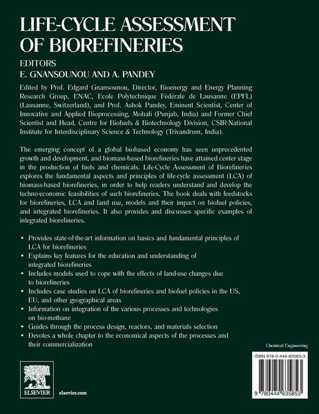 Produktbild: Life-Cycle Assessment of Biorefineries